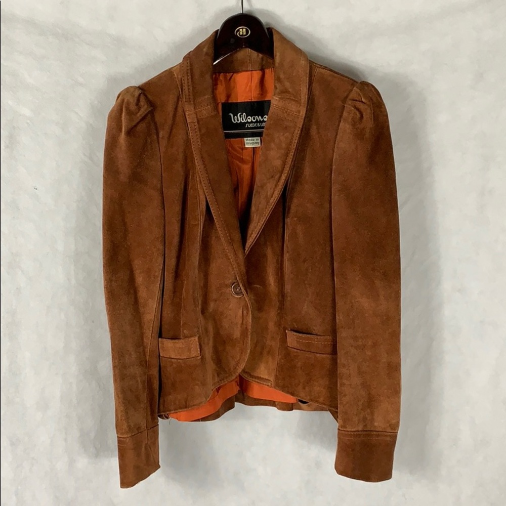 Vintage Wilsons Suede & Leather Blazer Jacket 7